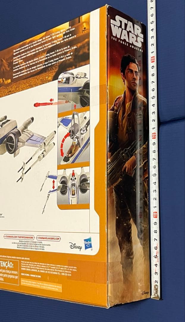スター・ウォーズ ベーシックフィギュア　x-wing +パイロットスーツのポー