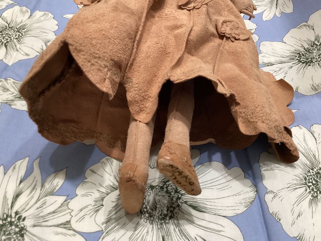 創作人形作家山下昌子　MAKODOLL 未使用　羊革ハンドメイド　一点物　箱付
