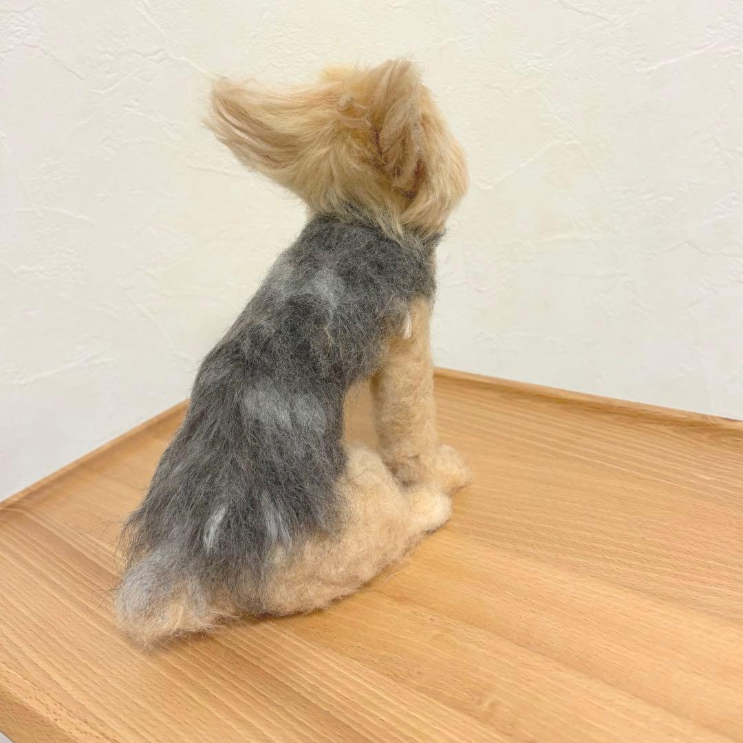 羊毛フェルト　犬　ヨークシャーテリア❣️No.9