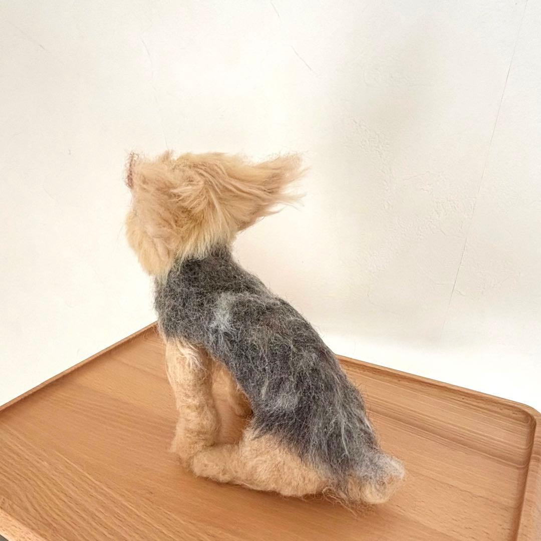 羊毛フェルト　犬　ヨークシャーテリア❣️No.9