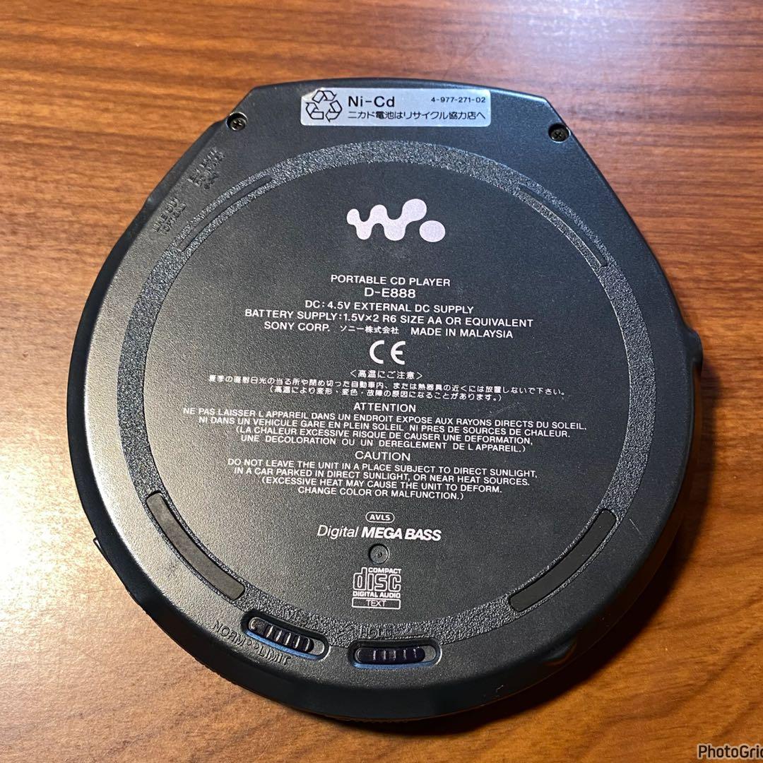 ジャンク SONY CDウォークマン D-E888 WALKMAN