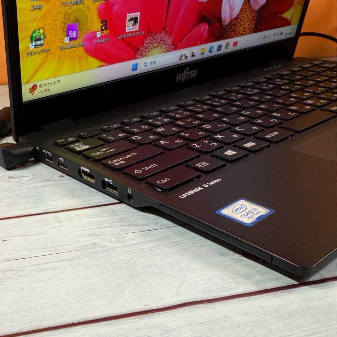 人気❣️第8世代Corei5☘️超軽量コンパクト❣️薄型ノートPC❣️爆速SSD☘️カメラ