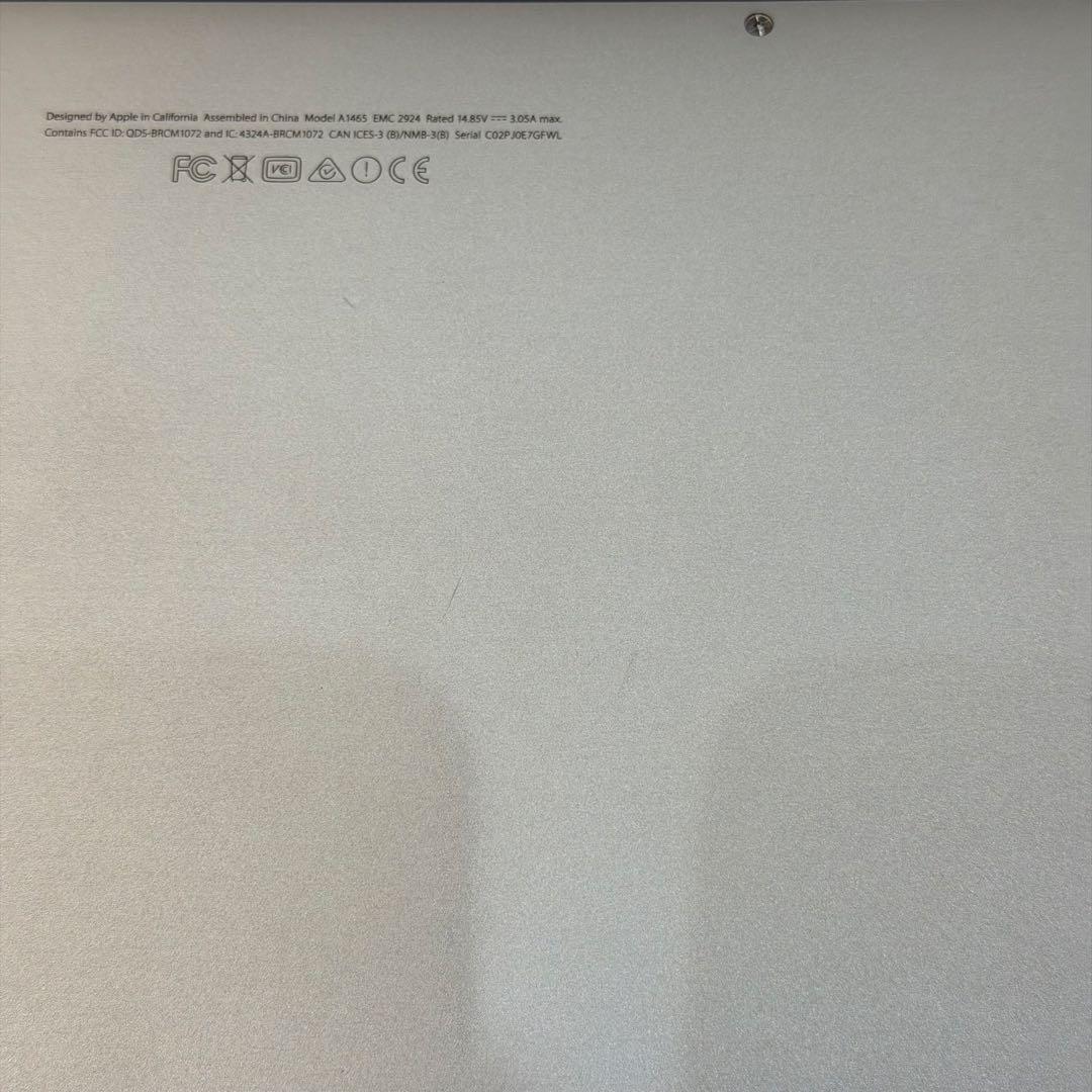 MacBook本体 MacBook Air 11inch 2015 i7 8GB 512GB SSD