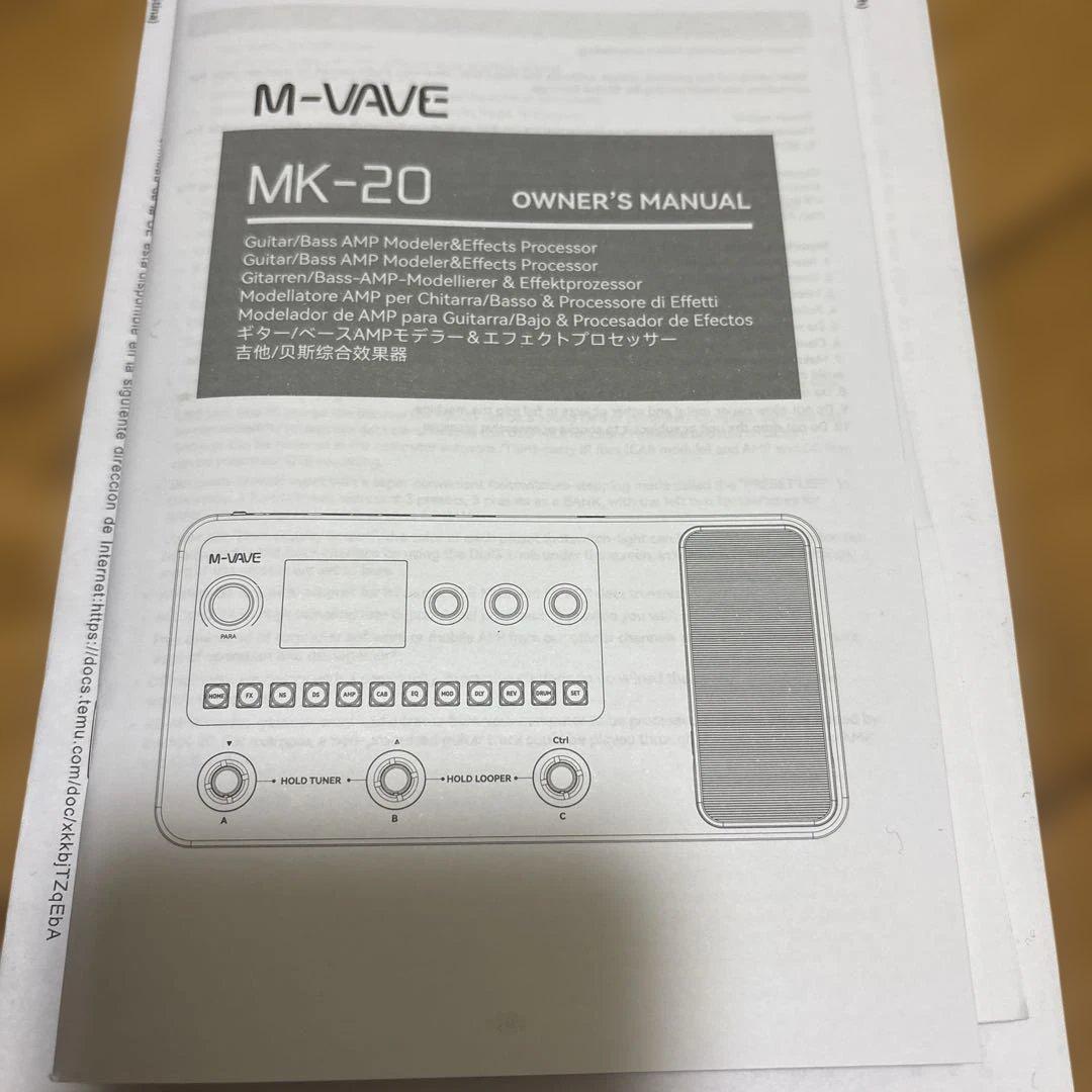 M-VAVE MK-20 ギターマルチエフェクター