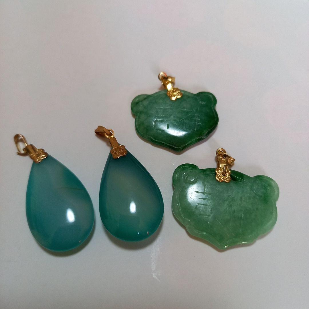 翡翠ペンダント 10個セット