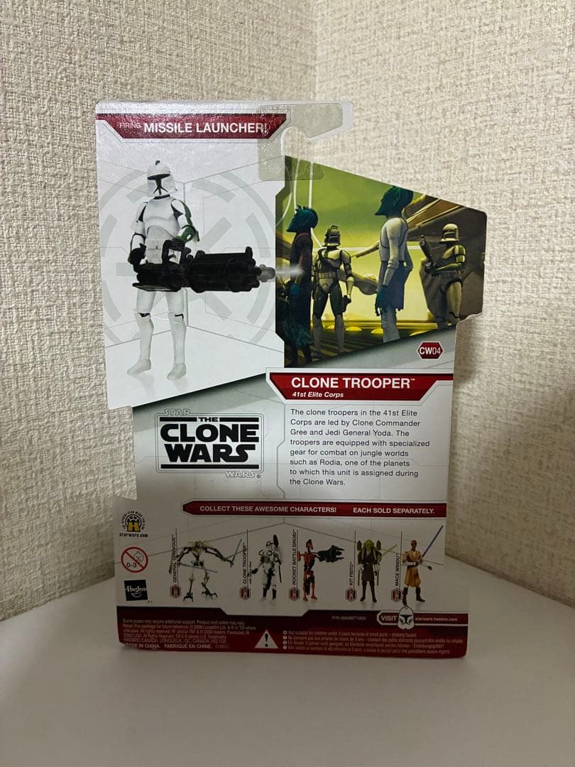 スターウォーズ クローンウォーズ ベーシックフィギュア クローントルーパー