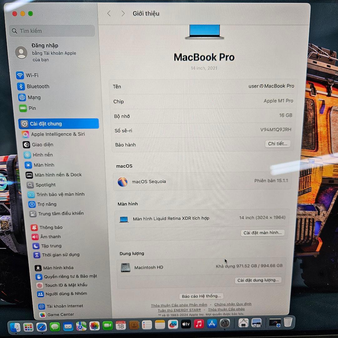 Apple Macbook Pro 2021 14インチ M1 Pro