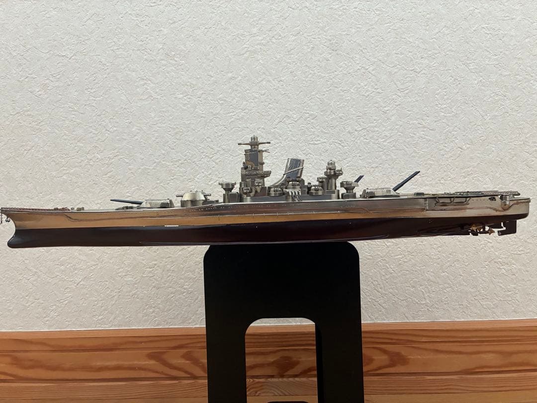 【大型47cm・655g】戦艦大和 金属製模型 完成品 艦船模型 訳あり