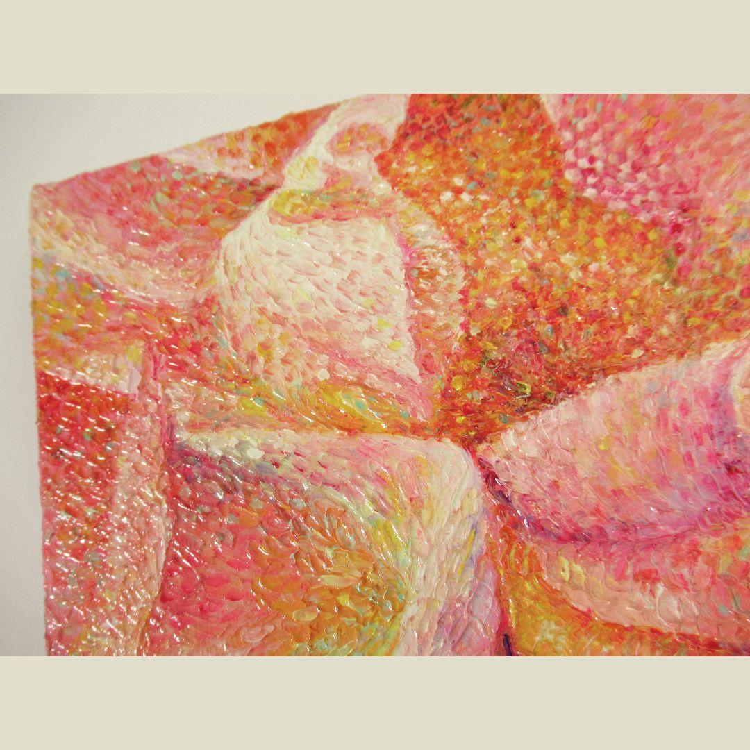 [匿名で配送] 一点もの 薔薇 花 油絵 油彩 絵