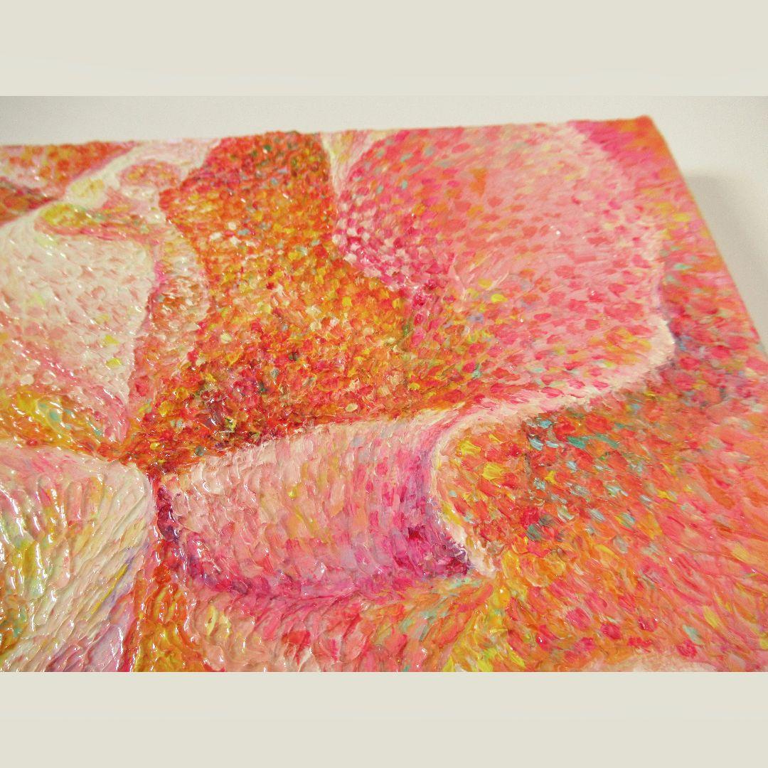 [匿名で配送] 一点もの 薔薇 花 油絵 油彩 絵