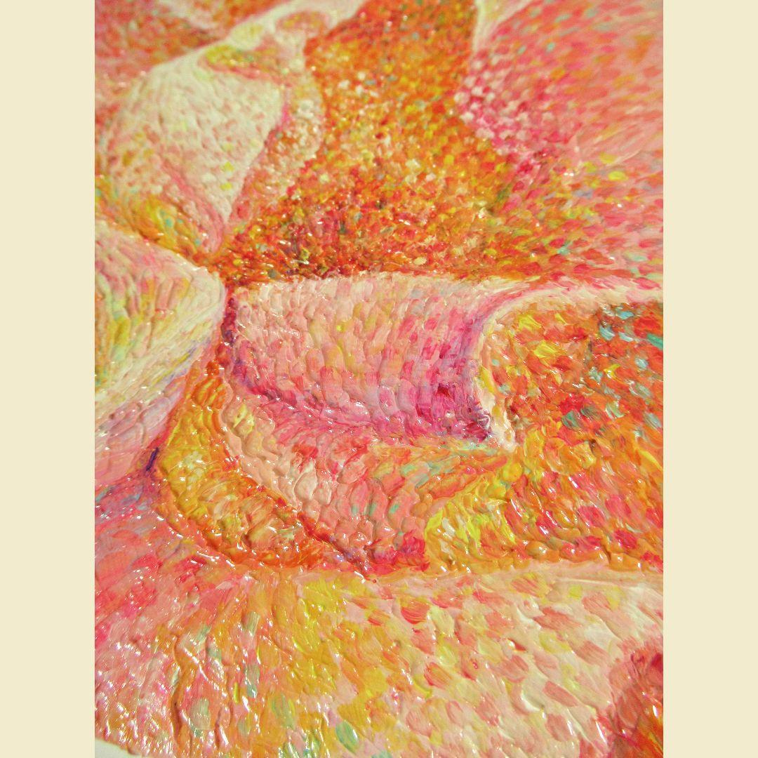 [匿名で配送] 一点もの 薔薇 花 油絵 油彩 絵