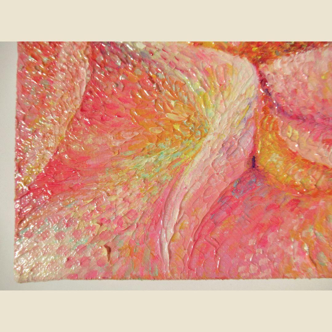 [匿名で配送] 一点もの 薔薇 花 油絵 油彩 絵