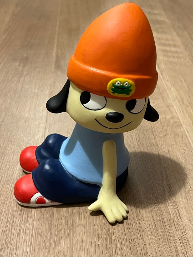 パラッパラッパー　ソフビ貯金箱　ロドニー