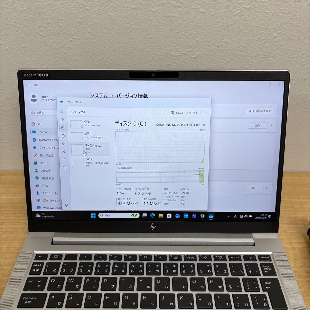 【高年式】HP EliteBook630 G10 13世代i7 16/512GB