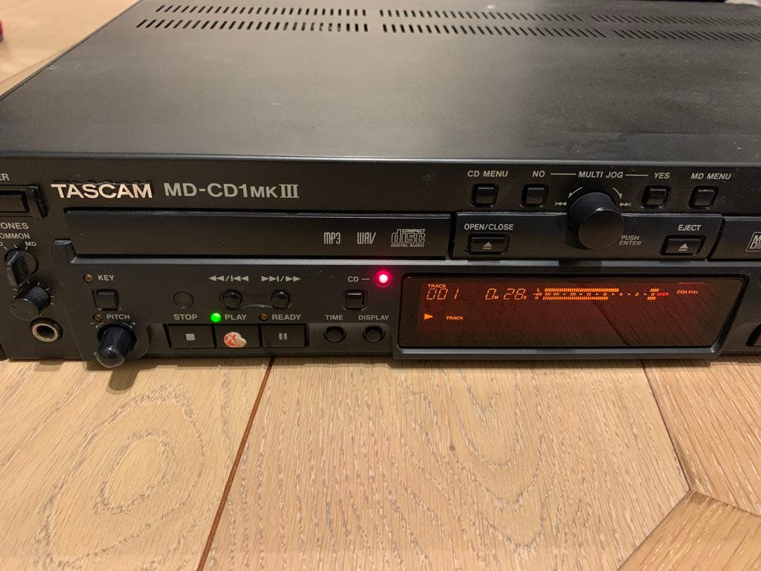 (動作品)TASCAM MD-CD1mkIII CD・MDプレーヤー