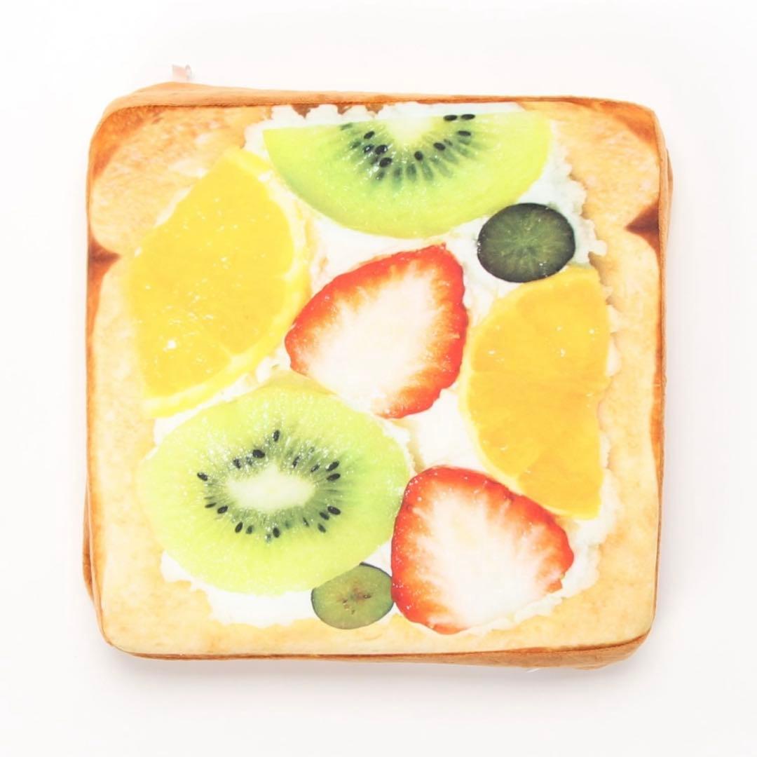 トースト クッション リアル 食パン デザイン 座布団 2種 2個