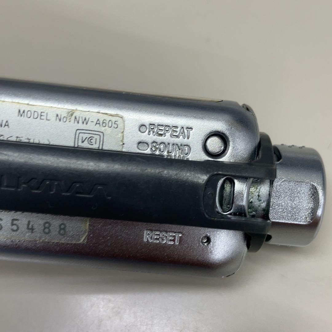 現状品　SONY WALKMAN NW-A605 クリップ付き　ブルー