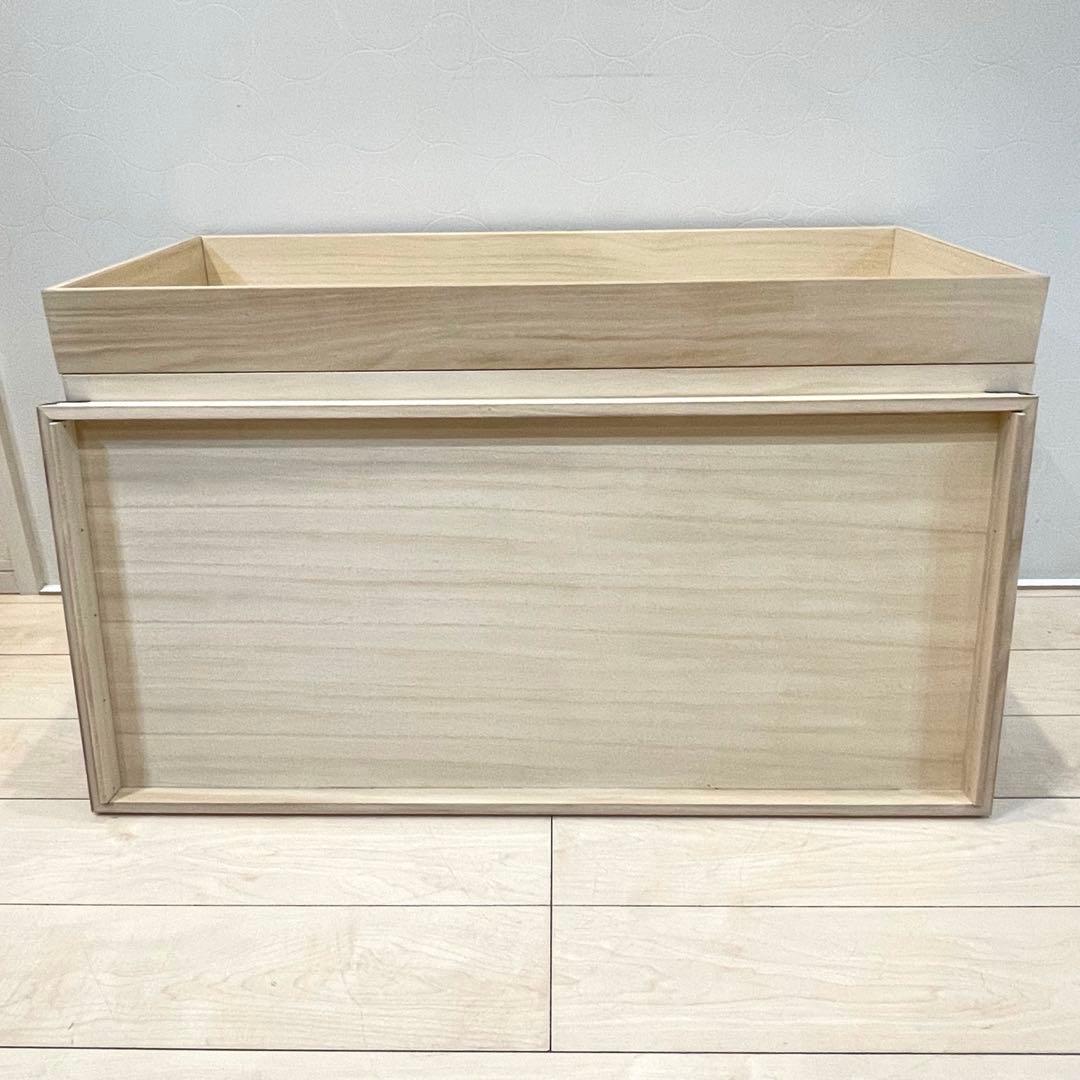 【極美品】桐衣装ケース 5段 キャスター付 桐箪笥 桐タンス 着物収納 衣装箱
