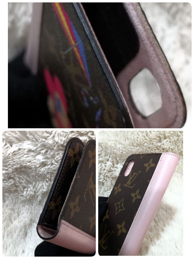 き*き様 LOUISVUITTON iPhone ケース 手帳型 X/XS
