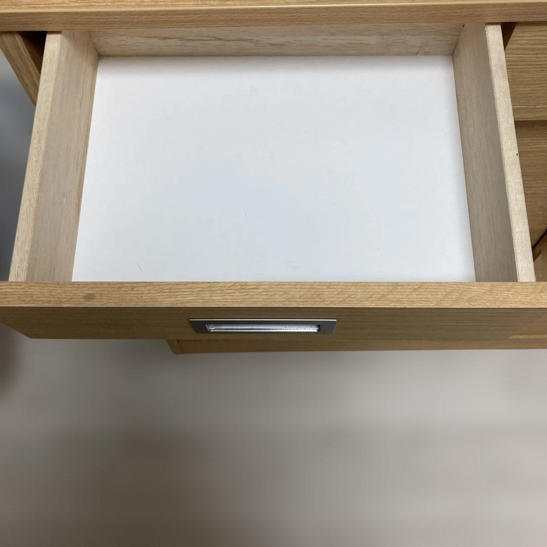 Used品 キッチンカウンター下収納　引き戸タイプ　引き出し3個　完成品
