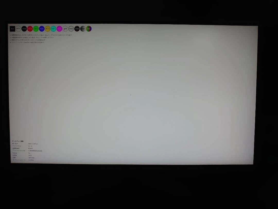 LG UltraGear 27GP95R-B 4K@144Hz ライン抜けあり