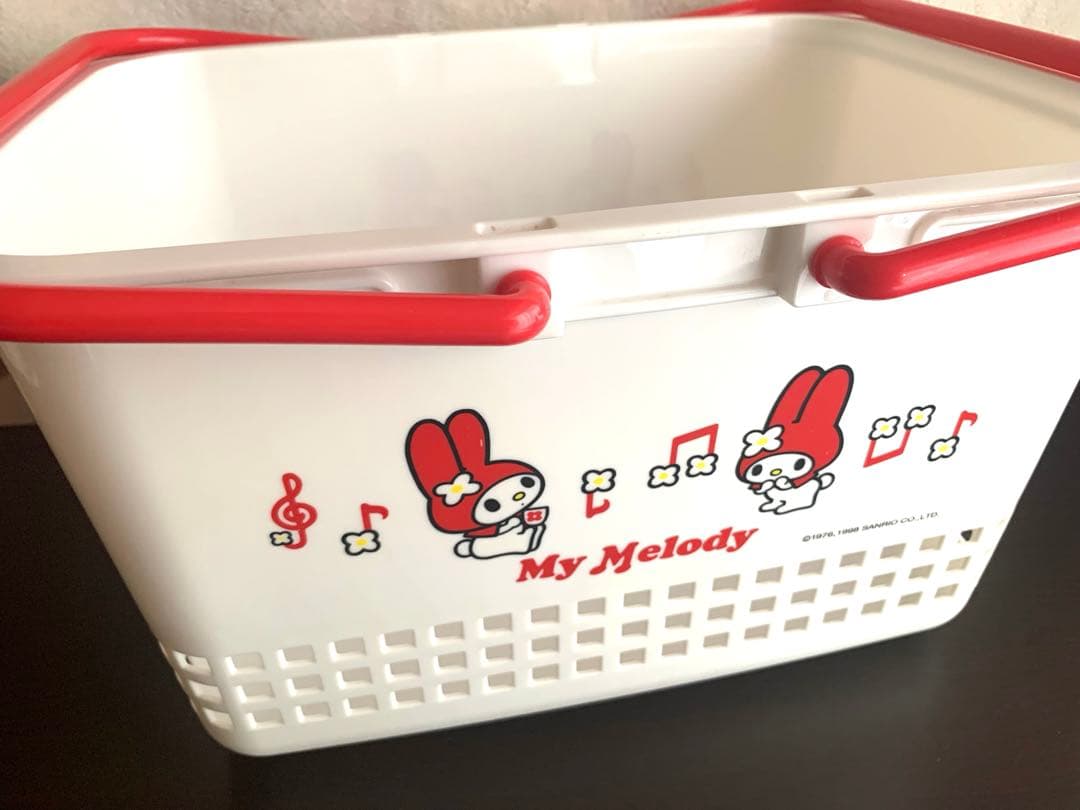 My Melody プラスチックバスケット