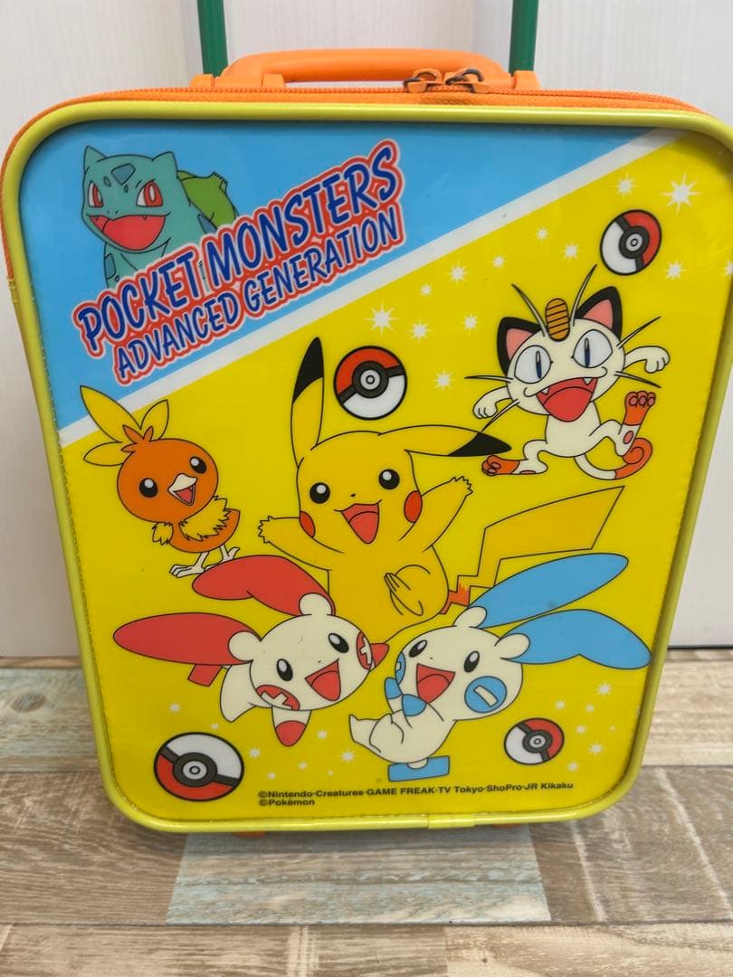 ポケモン　平成初期　レトロ　スーツケース　キッズ　子供