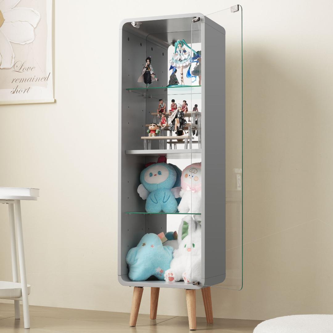 幅36*奥行26*高さ121CM コレクションケース コレクションシェルフ 4段