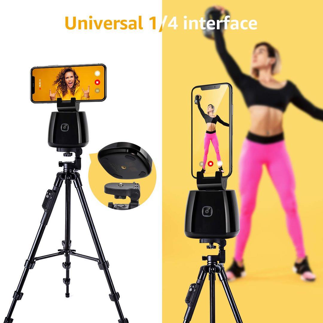 【動作確認済み‼️】自動追跡 360℃ スマート 自撮り棒 写真 動画 LIVE