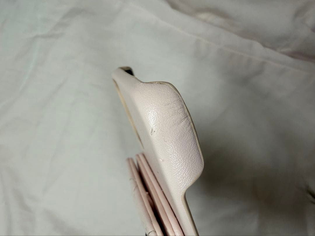 Quilting iPhone case with lip case ピンク
