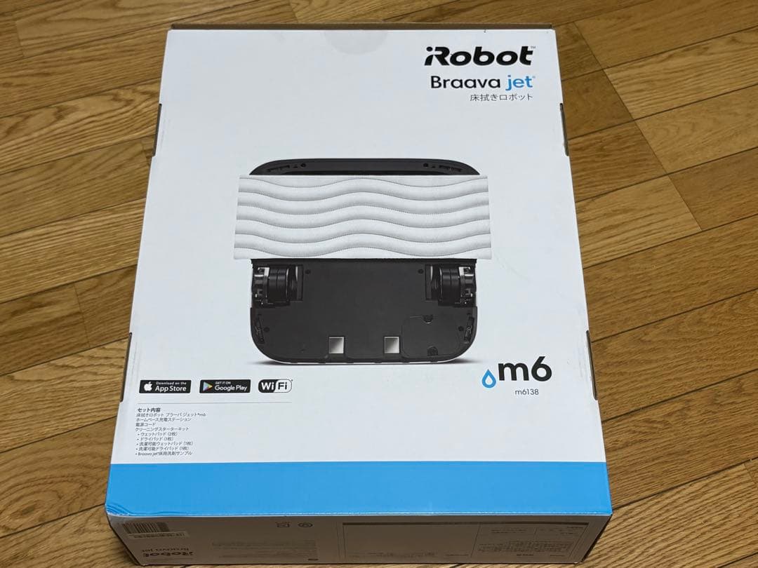 【乾拭き試運転のみ】 iRobot Braava jet m6 床拭きロボット