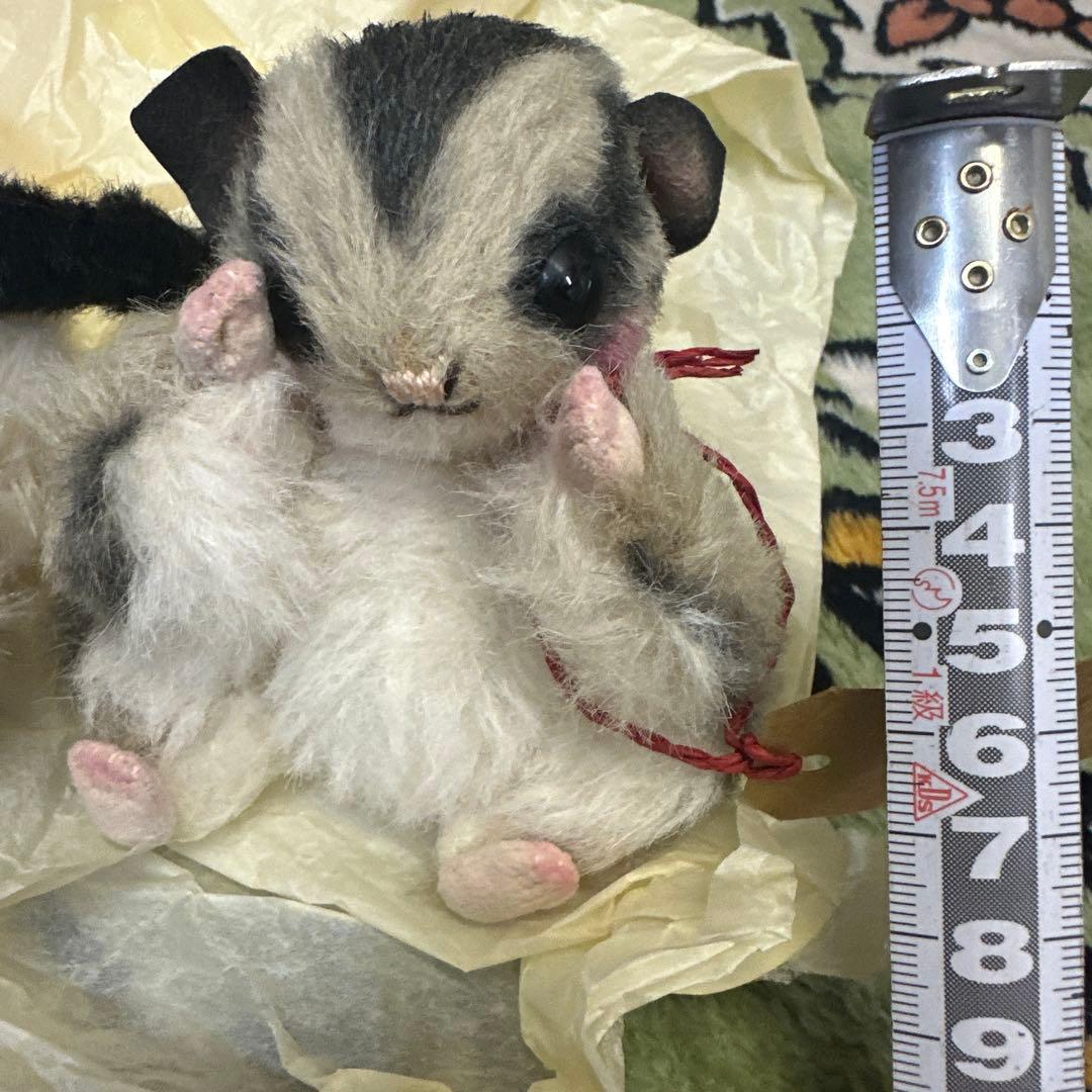未使用　ハンドメイド　モモンガ　ぬいぐるみ　テディベア