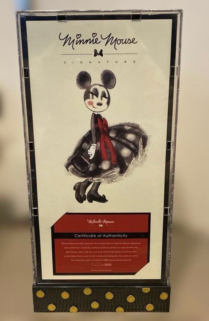 ミニーシグネチャードール Minnie Mouse Signature 2019