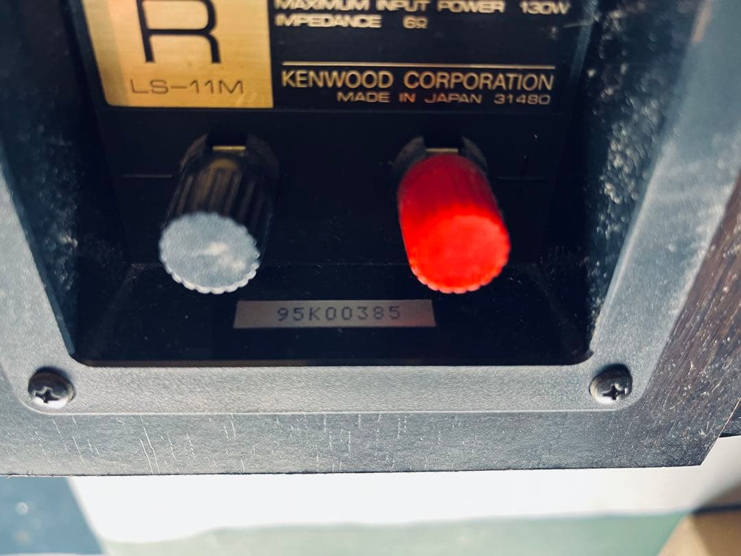 KENWOOD LS-11 スピーカー ダークウッド ジャンク品