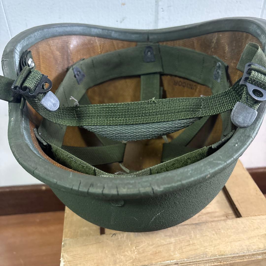 米軍　実物 PASGTフリッツヘルメット　ウッドランド　MEDIUM 送料無料⑩
