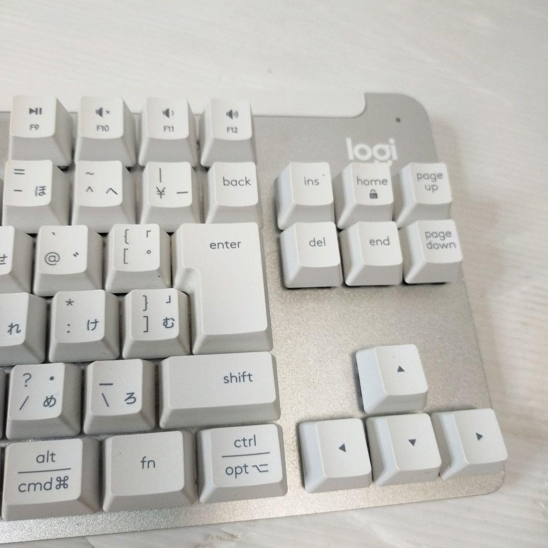 Logicool K855 ホワイト 日本語配列 テンキーレス 美品
