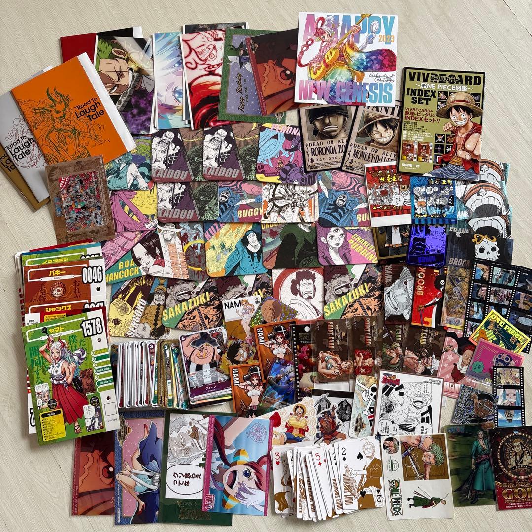 アニメグッズ ワンピース　紙類　紙雑貨　大量　まとめ売り