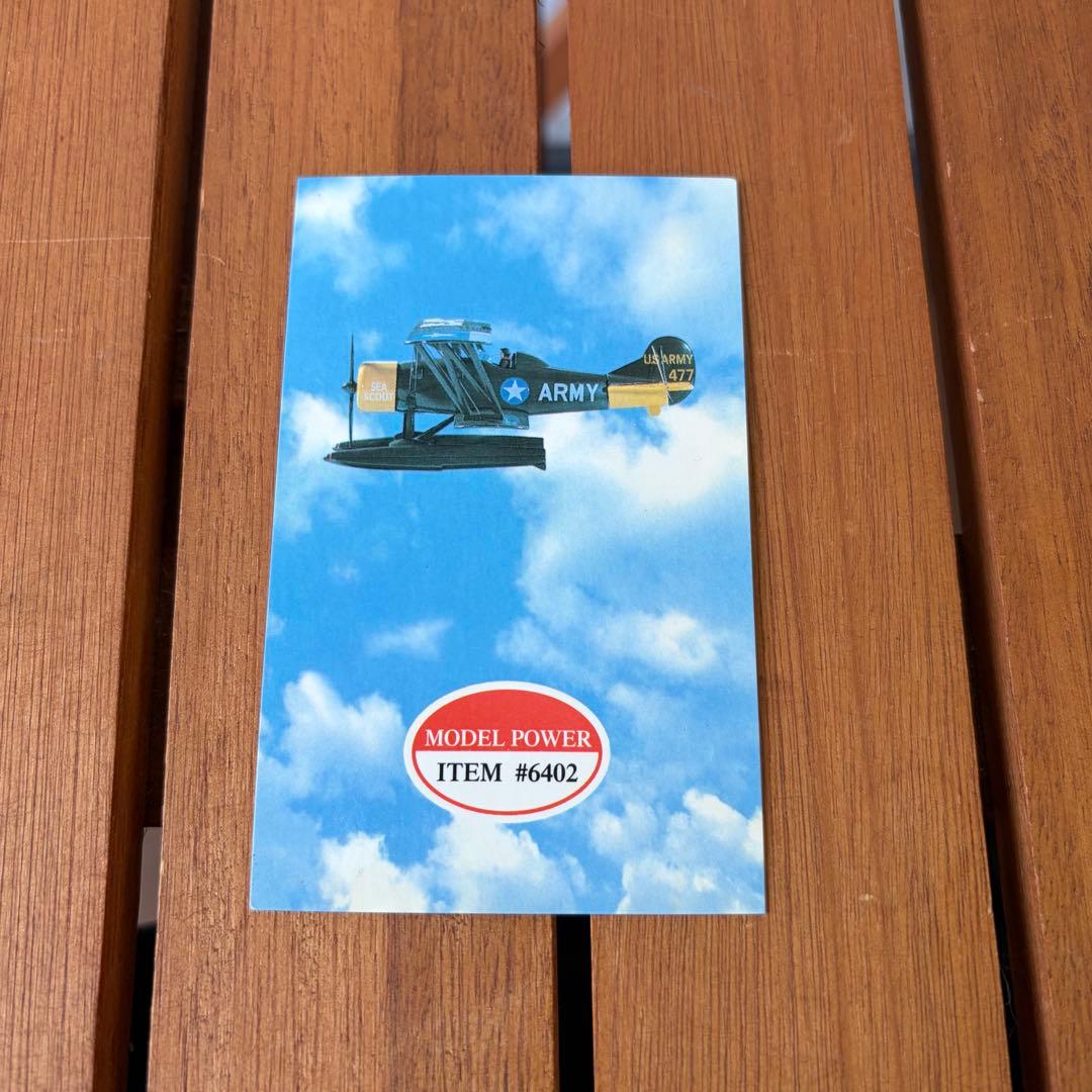 希少 1/48 MODEL POWER ダイキャスト製 複葉機 飛行機 模型