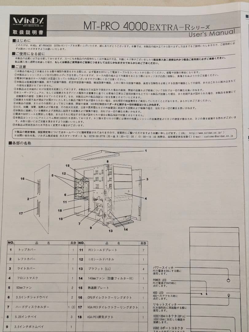 星野金属　最強空冷　アルミ製　Windy　MT-PRO4000 EXTRA-R