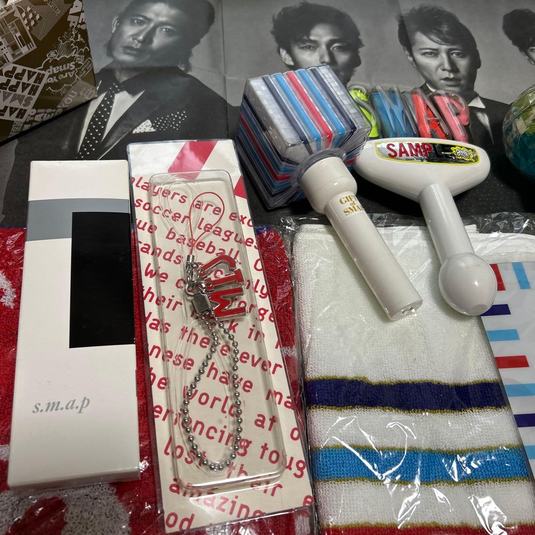 【公式】SMAP グッズまとめ売り ペンライト/ポスター/タオル/マグカップ他