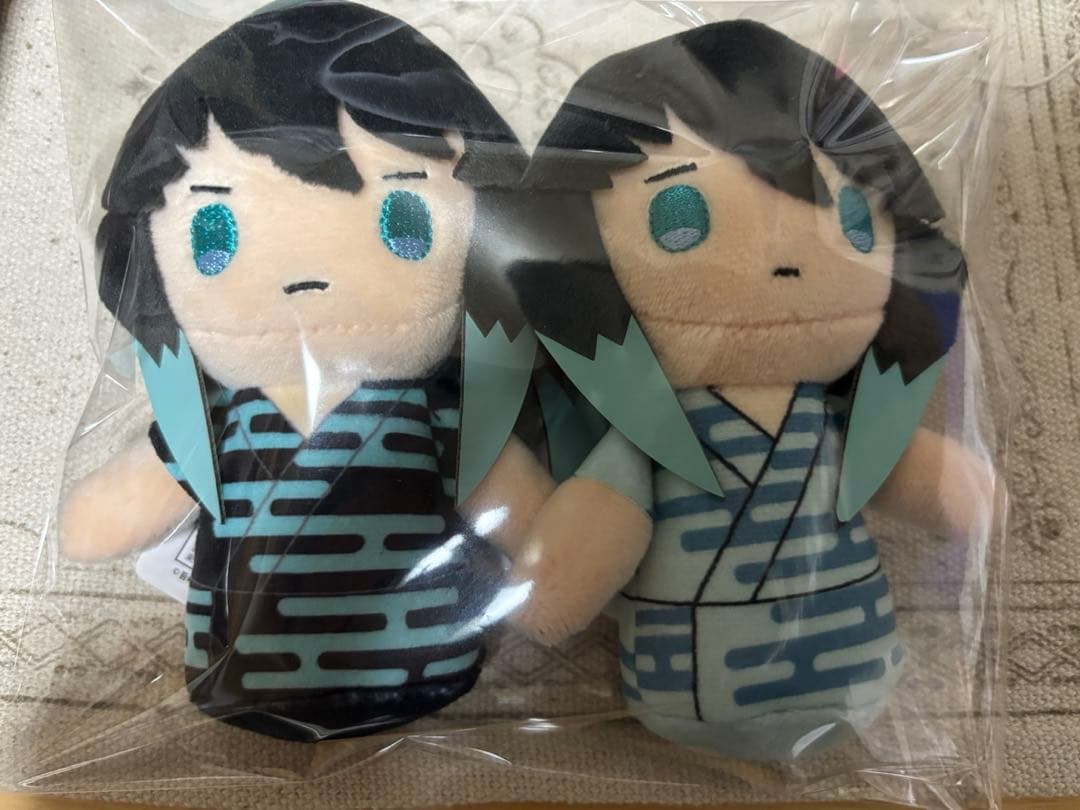 鬼滅 ぽてっとますこっとぬいぐるみ 無一郎 有一郎 幼少期ver 2体セット