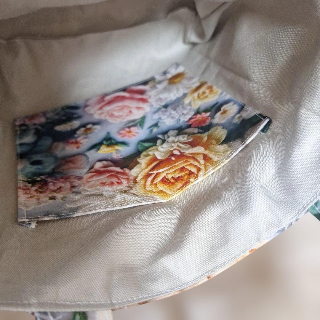 ねこパネル生地　ハンドメイド　ミニバック