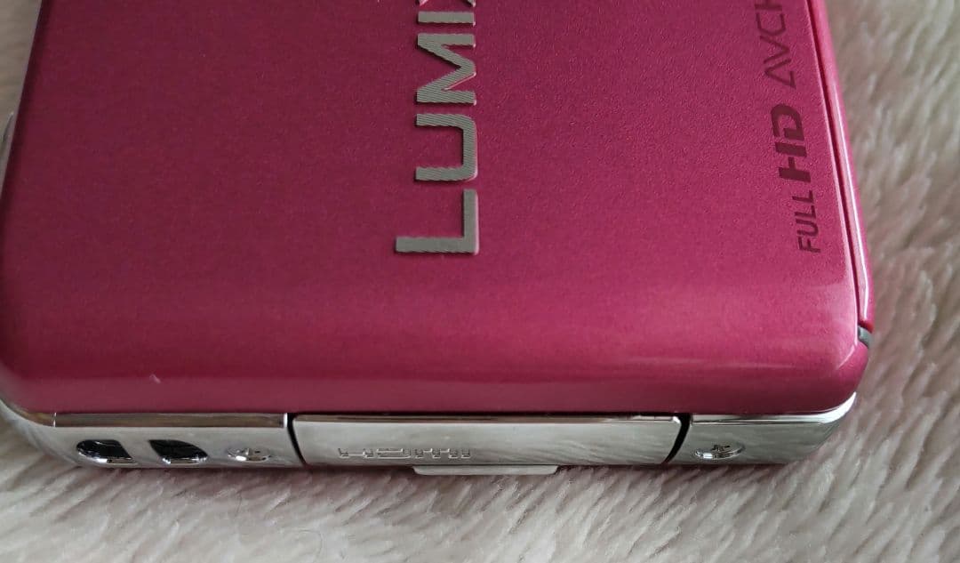 【美品】Panasonic LUMIX DMC-FX77 ピンク デジカメ箱付き