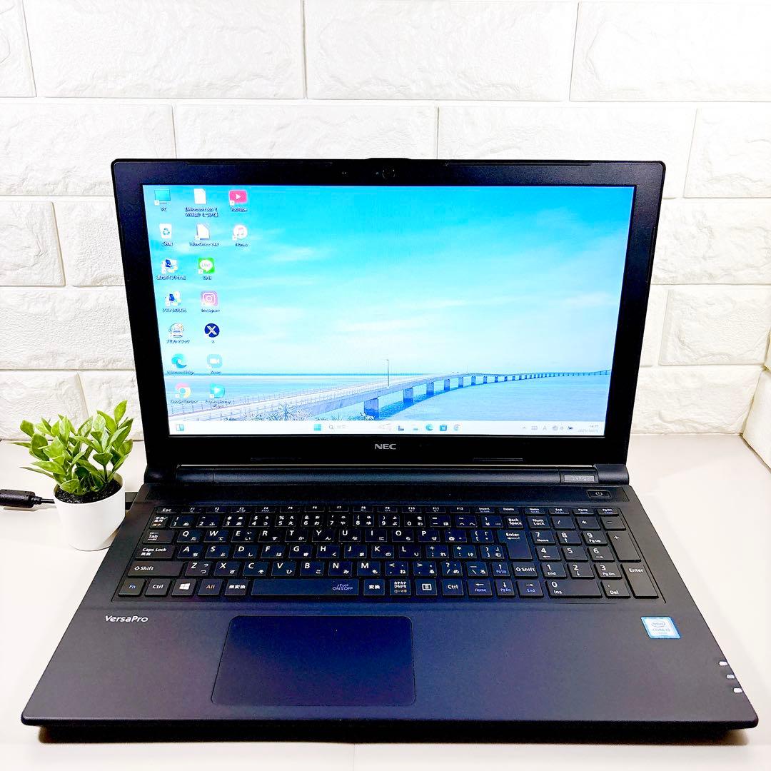 写真や動画をたっぷり保存✨新品メモリ8GB WEBカメラ ノートパソコン NEC