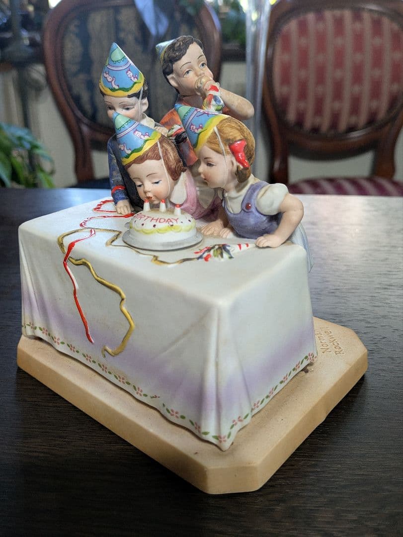 1980　Norman Rockwell ロックウェル 誕生日パーティー