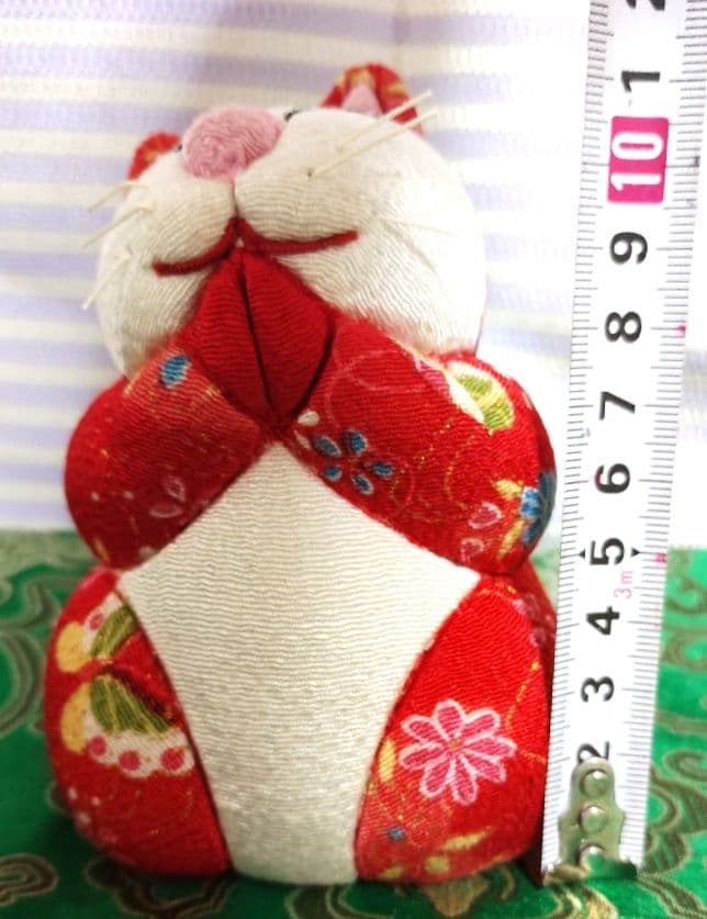 木目込み人形 お願い猫
