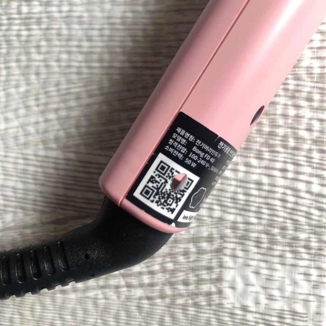 VODANA Glamwave Curling Iron 40mm ピンク