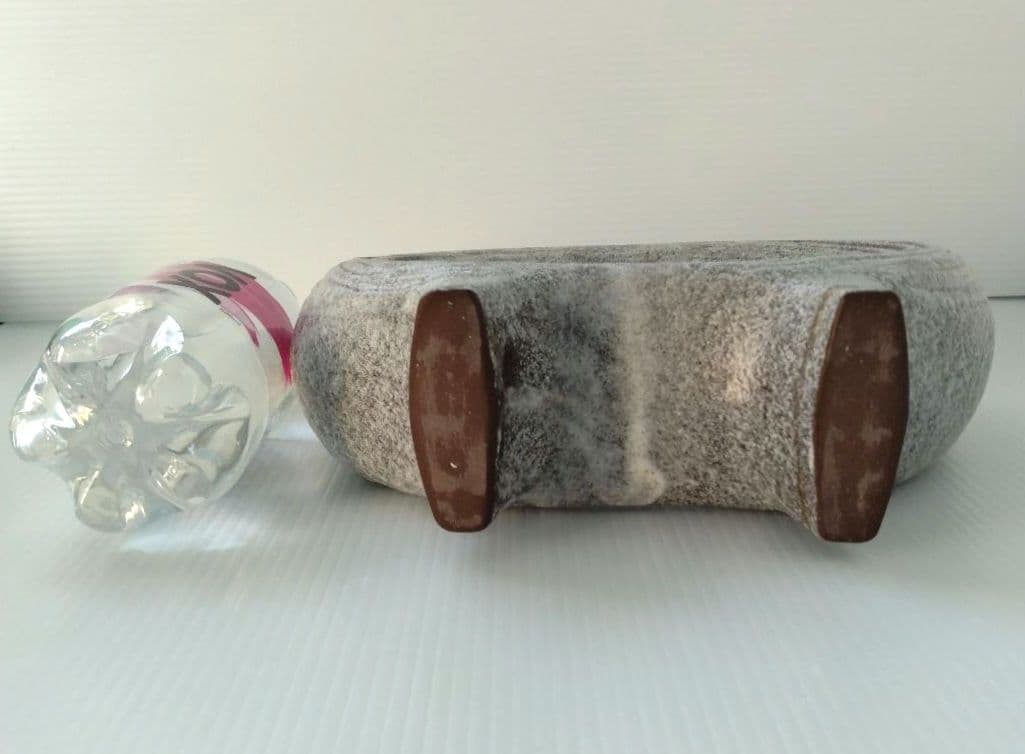 昭和レトロ 変形花器 フラワーベース 花器 生け花 自由花 モダン 個性的 2口