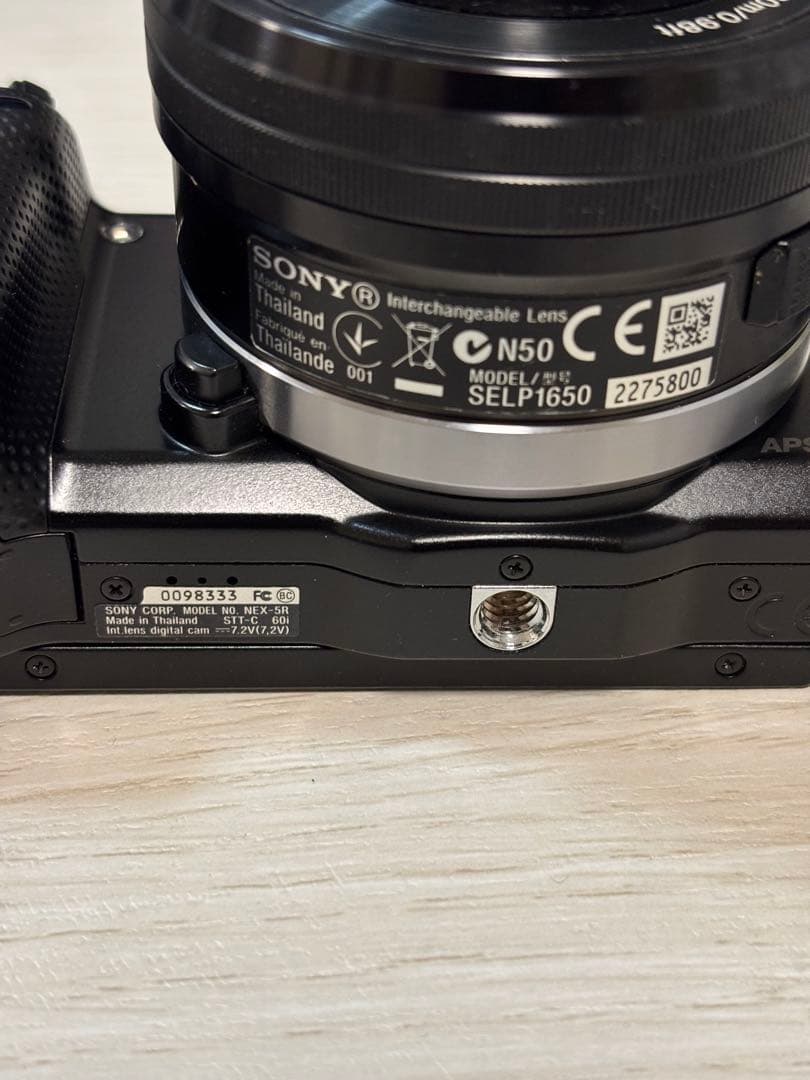 SONY α ミラーレス一眼カメラ　NEX-5R ショット数2955回