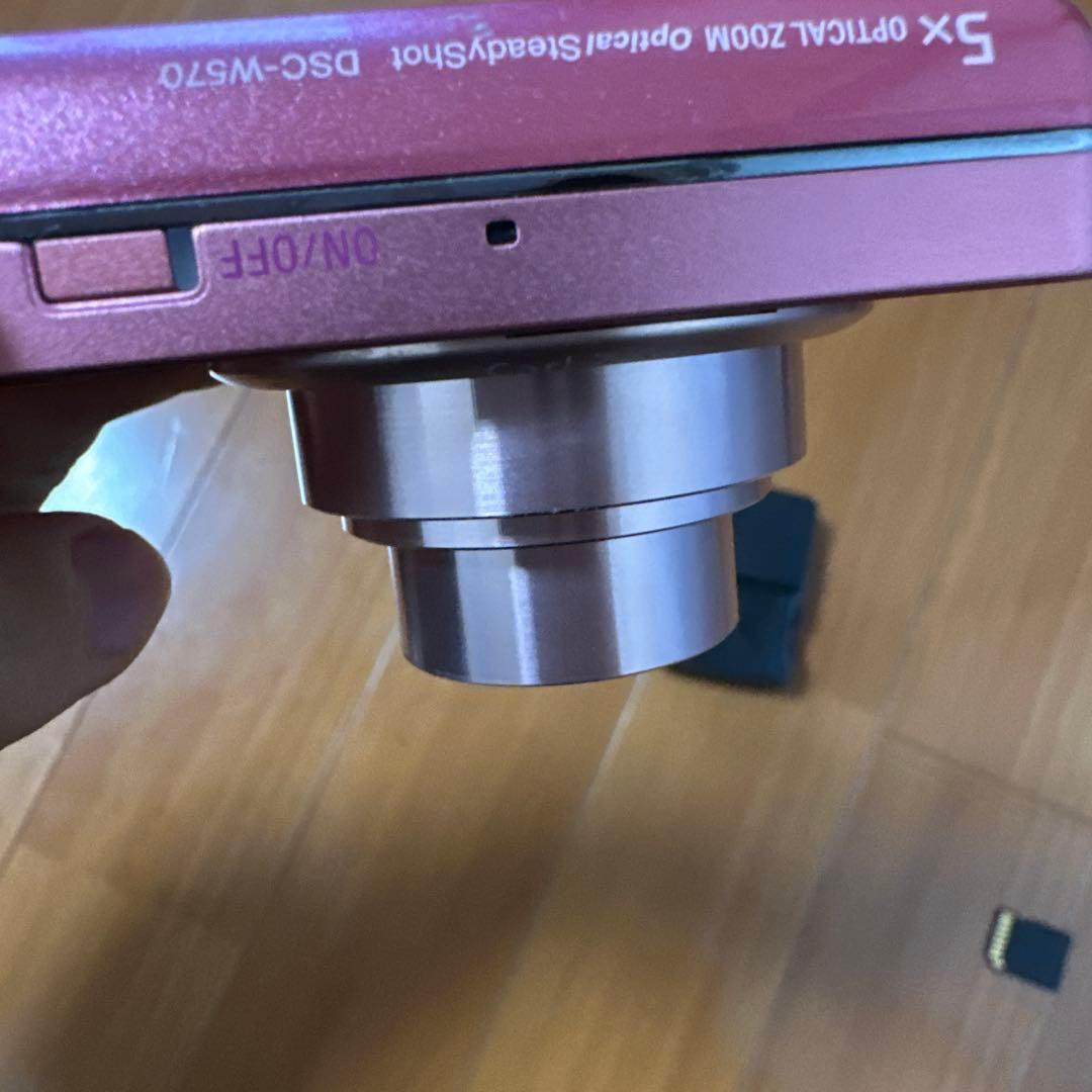 SONYサイバーショット Cybershot DSC-W570 デジカメ　ピンク